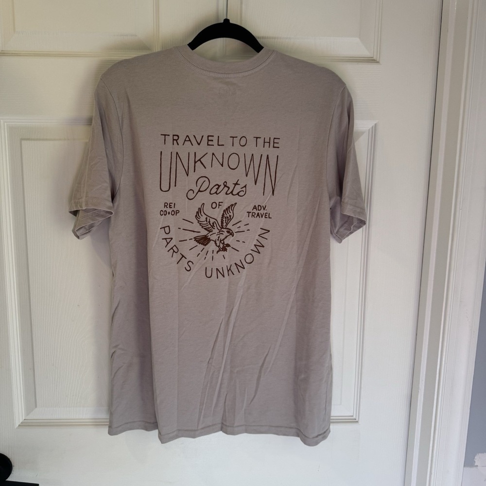 REI Co-Op Shirt Mens Sz M  Lightweight Outdoor‎ Stretch Crew Neck Hiking - Picture 2 of 6